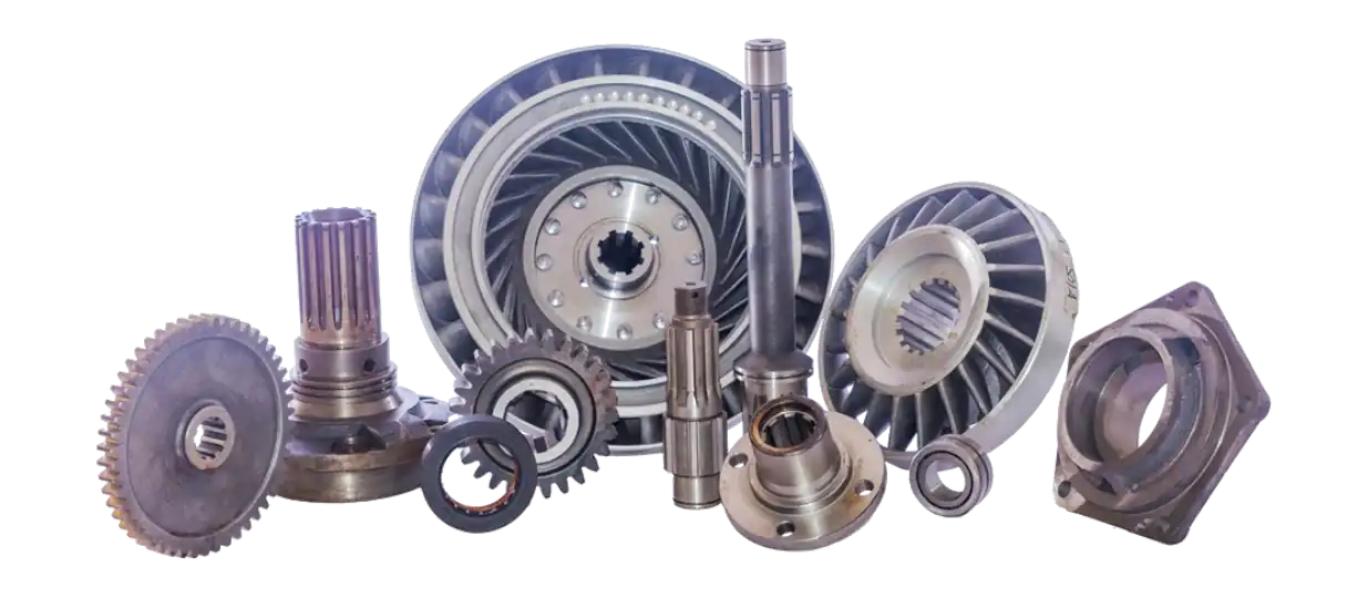 Imagen de repuestos: turbinas y ejes